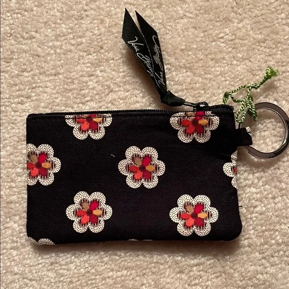 Vera Bradley Black Floral Wallet - Picture 2 of 4